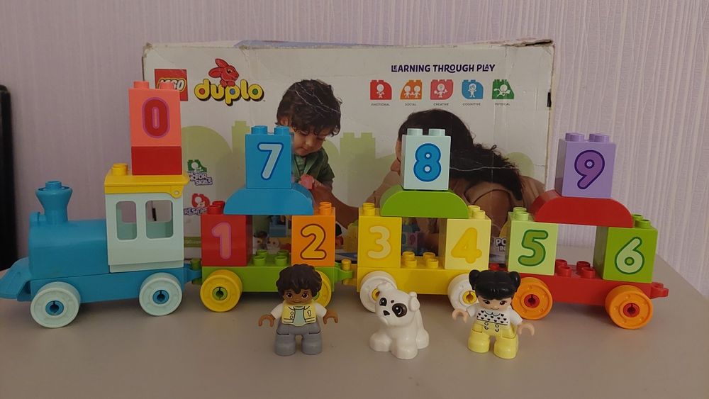 Поезд лего duplo
