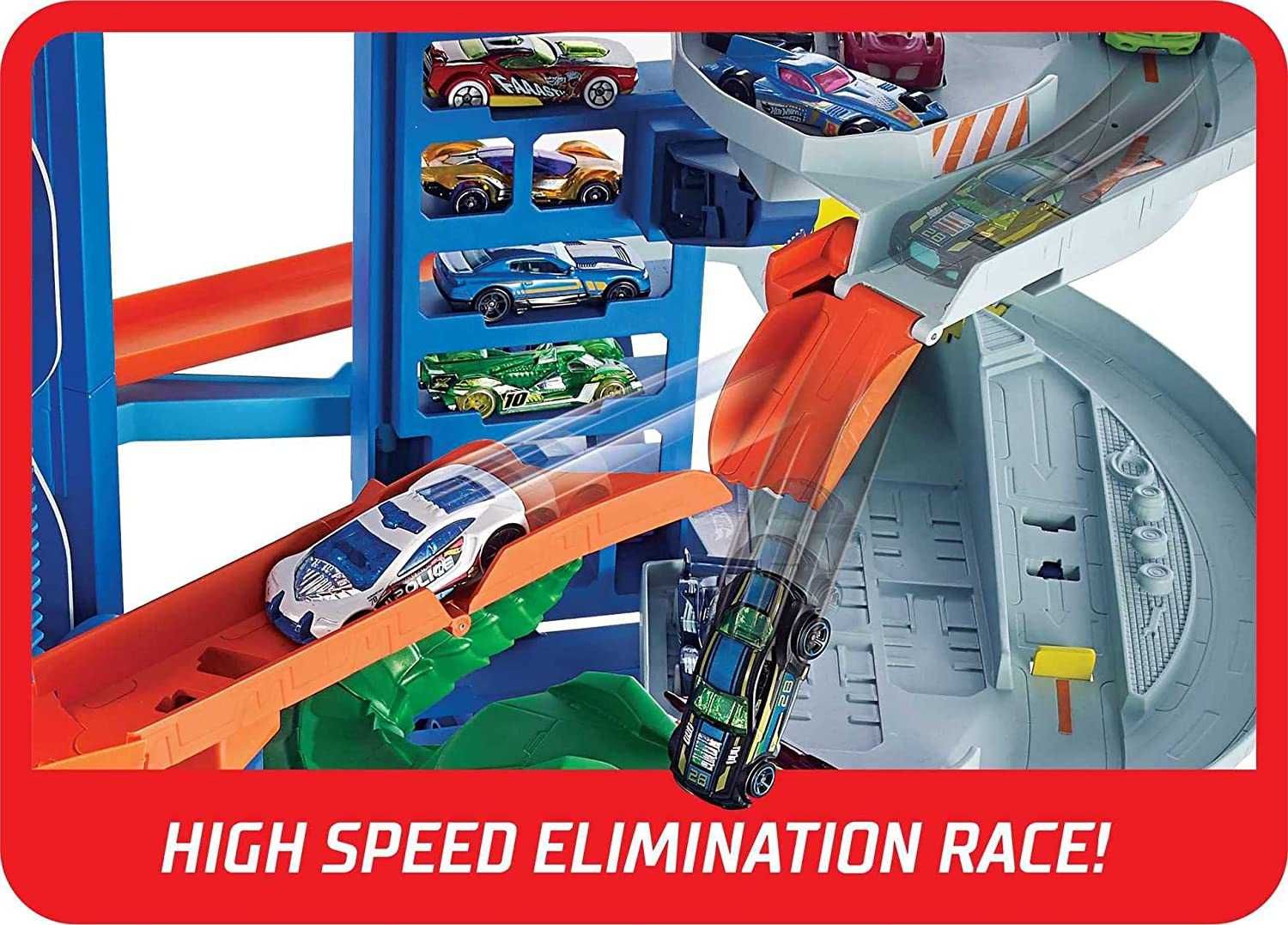 Hot Wheels,Ultimate Garage T-Rexa гараж з динозавром Хот Вілс