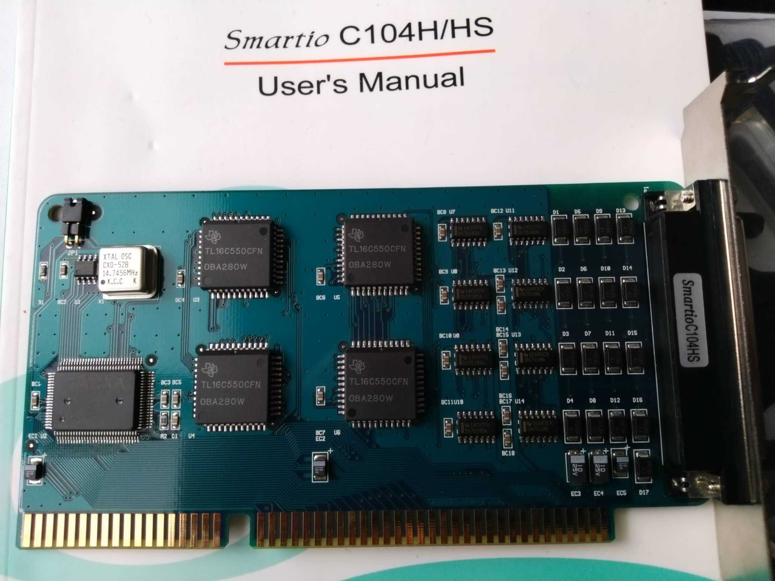 Контролер MOXA Smartio C104H/HS.