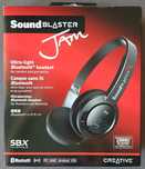 Sound Blaster JAM - słuchawki bezprzewodowe - komplet jak NOWY !!!
