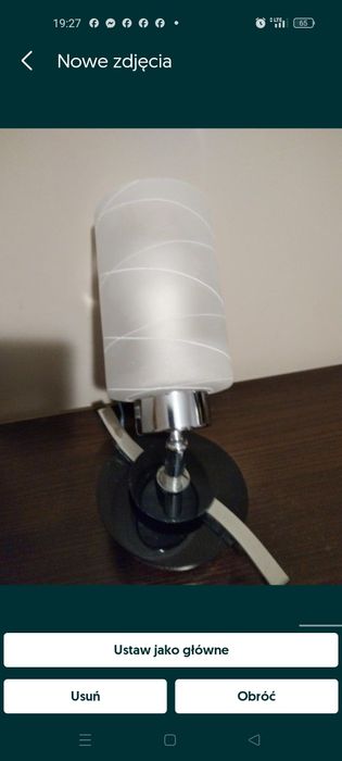 Kinkiet lampa ozdobny