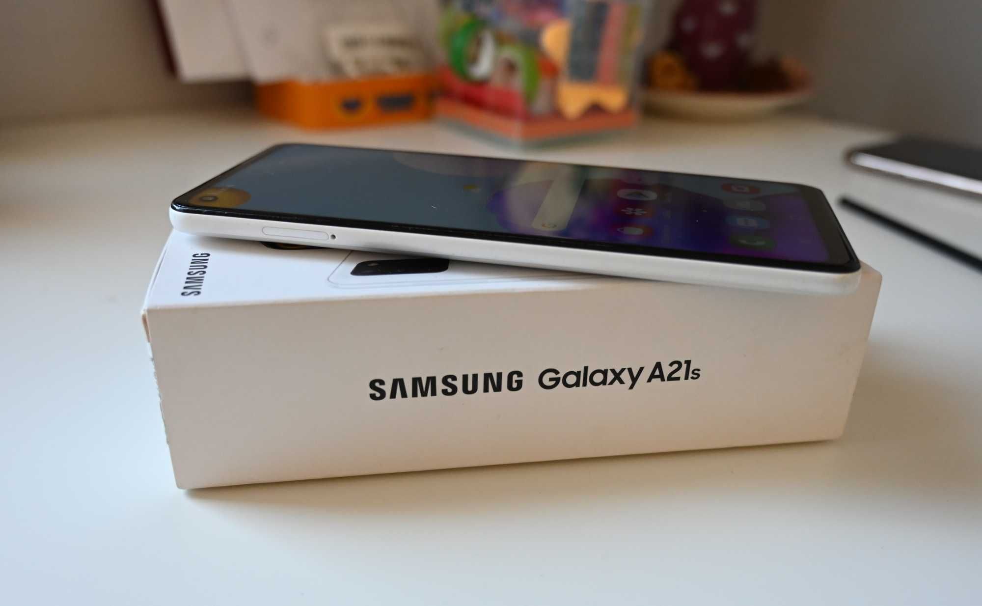 Samsung Galaxy a21s White Stan BDB! Duży ekran!