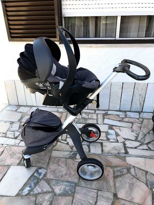 Conjunto stokke xplory de 2017 praticamente novo uso de apenas 1 bebé