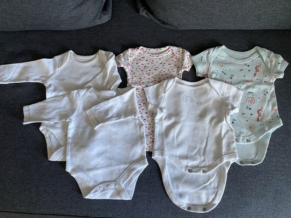 Body niemowlęce rozm.56 - 5 sztuk
