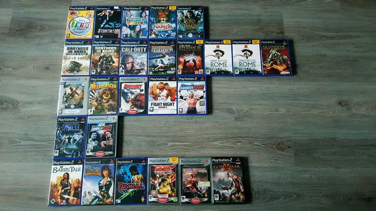 Gra gry PS2 26 gier konsola PlayStation 2 dla graczy i kolekcjonerów !