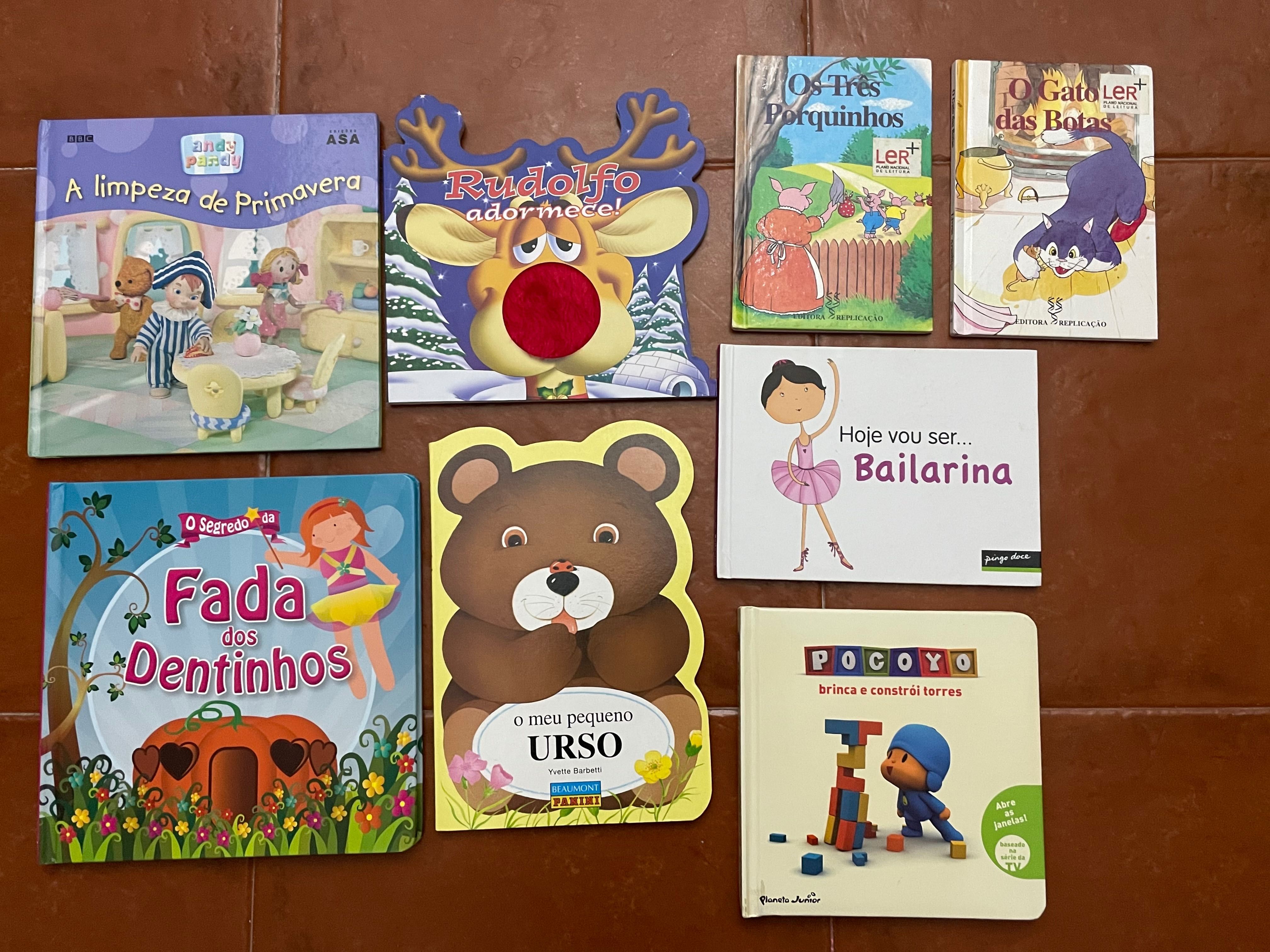 Livros infantis em bom estado