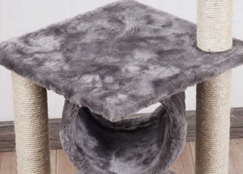 Drapak dla kota Wieża + legowisko + zabawka