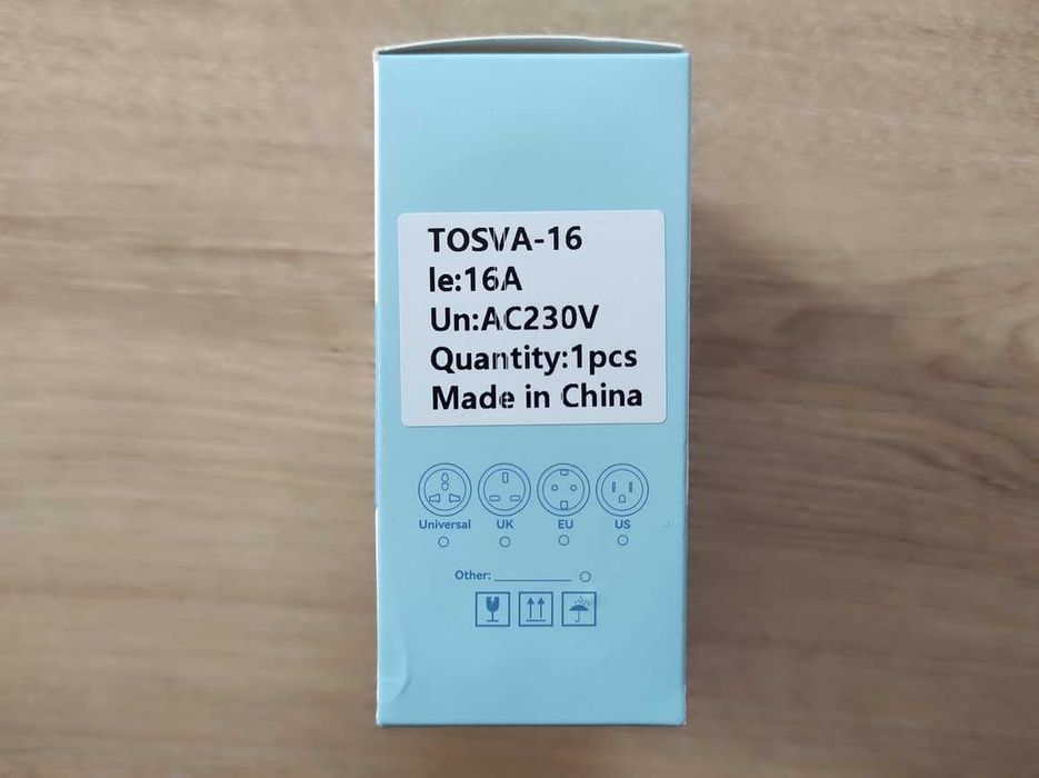 Реле контролю напруги в розетку TOMZN 16A TOSVA-16 захист перепадів