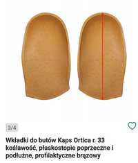 Wkładki ortopedyczne r 34