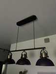 Lampa nad stół loft lampa do jadalni salonu czarna