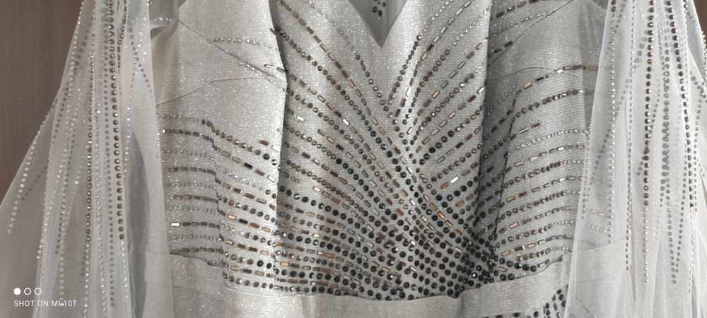 Suknia cupper weselna