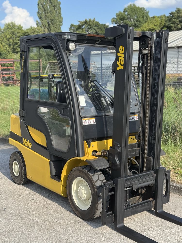 YALE [2018r] wózek widłowy 2500kg KABINA PRZESUW Salon PL UDT 15393mth