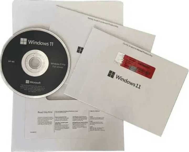 Windows 11 Professional Pro licencja OEM + DVD Gratis Office 2024