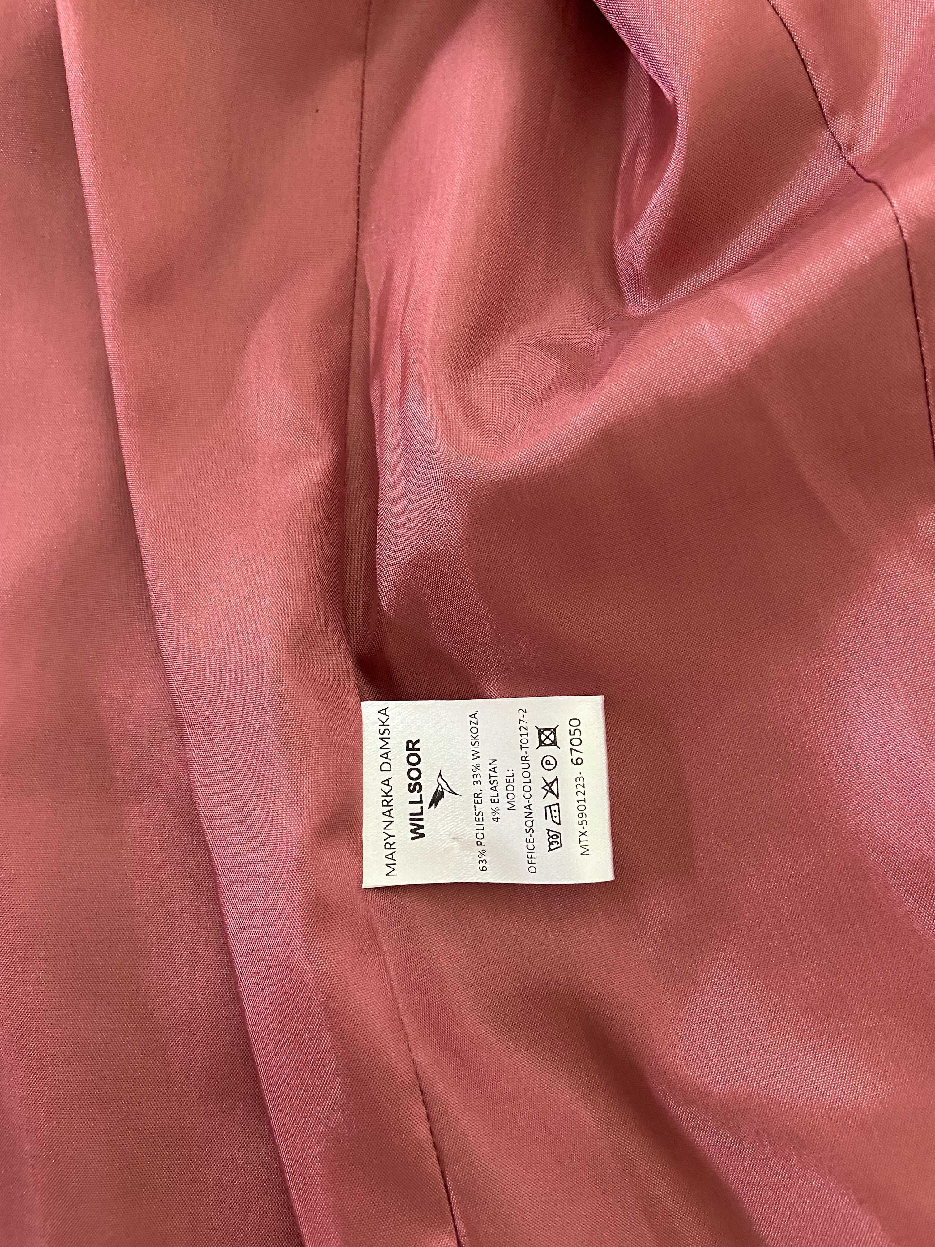 Marynarka żakiet Willsor nowa 42 żakiet w kratkę L XL