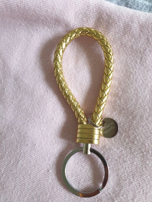 Brelok do kluczy skórzany plecionka tanio