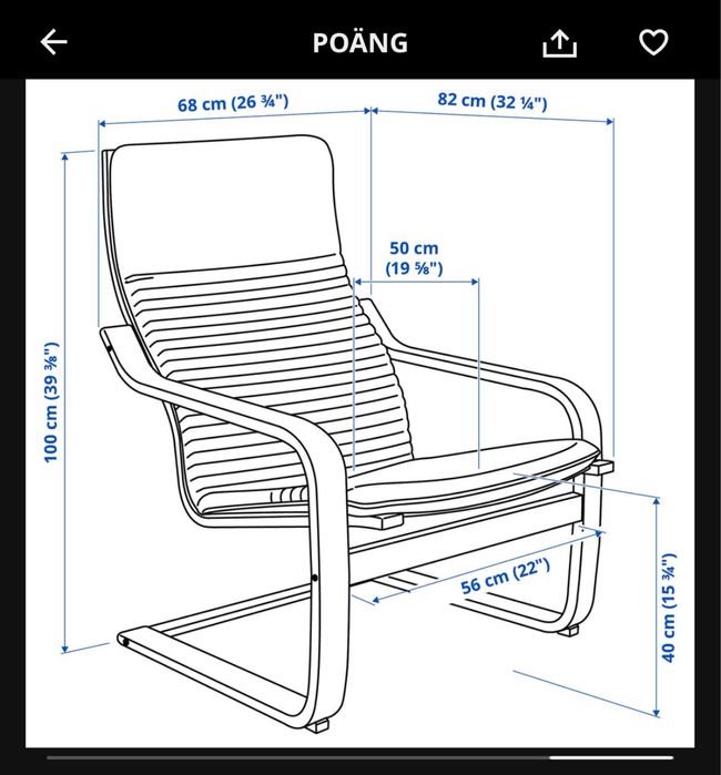 Cadeirao IKEA Poang