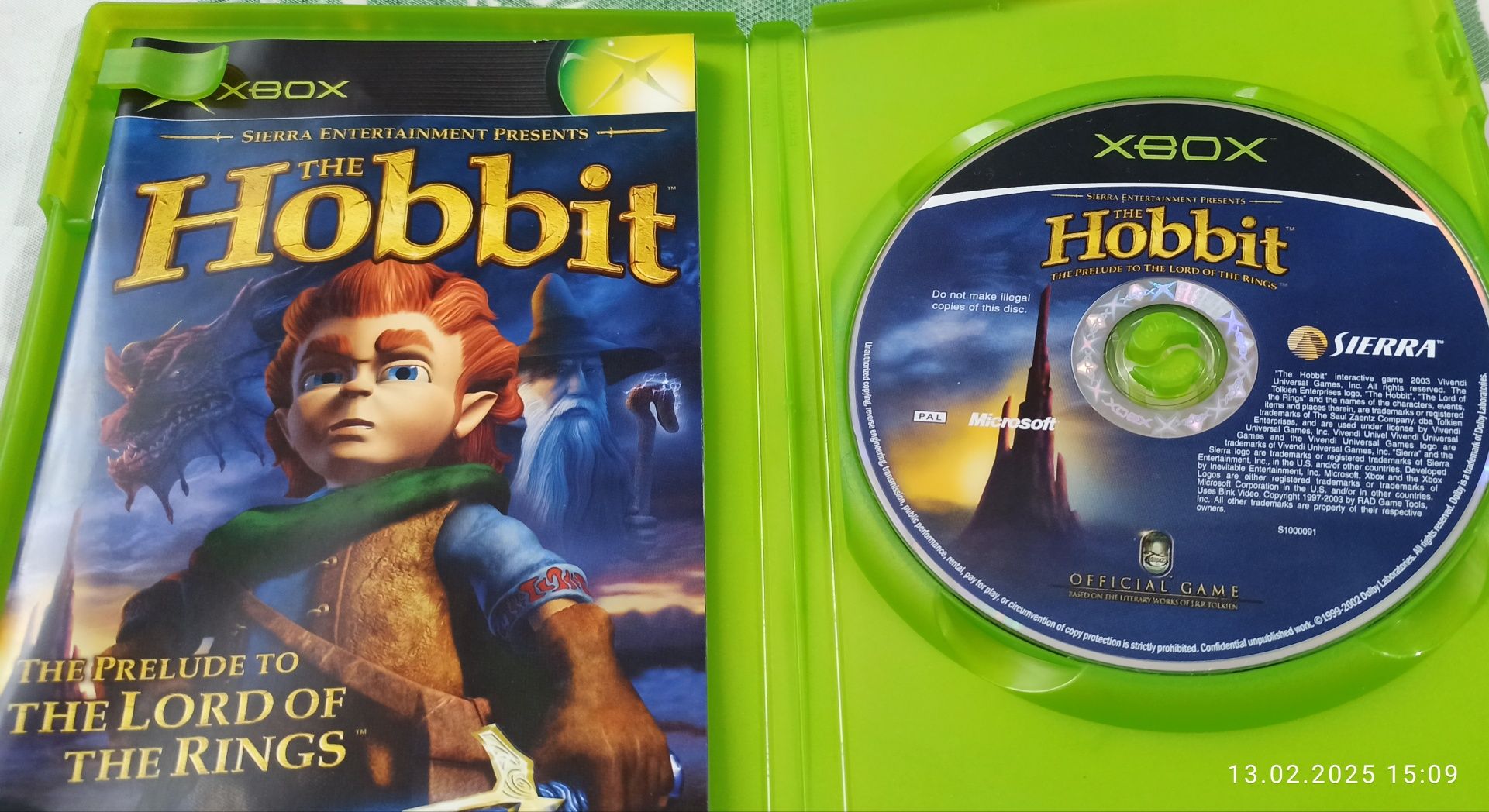 Gra The Hobbit Xbox Original