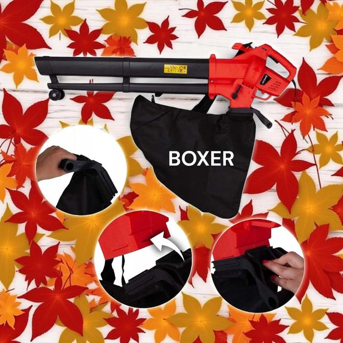 Повітродув-пилосос-подрібнювач BOXER 3410 3в1 + мішок