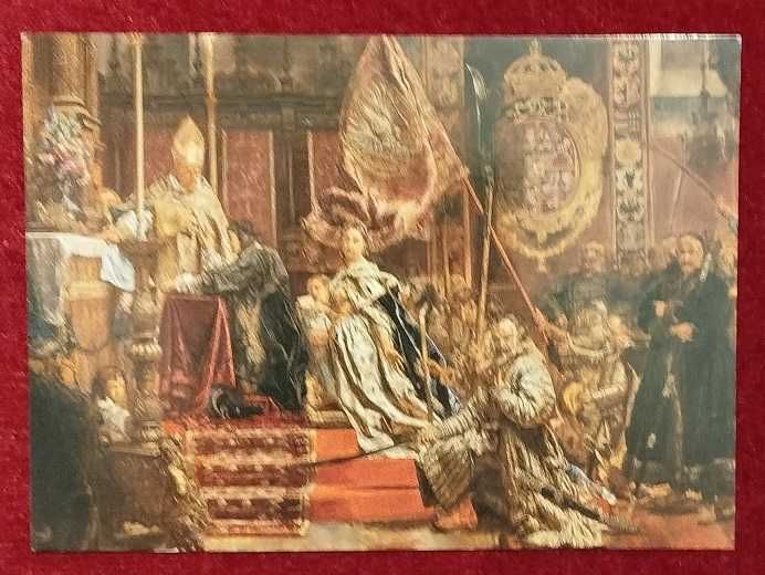 Pocztówka Jan Matejko Śluby Jana Kazimierza