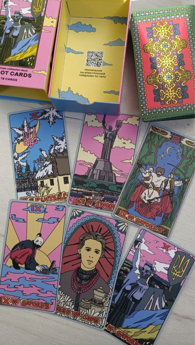 Карты таро оракул tarot oracle pagan cats ukrainian eldritch николетта