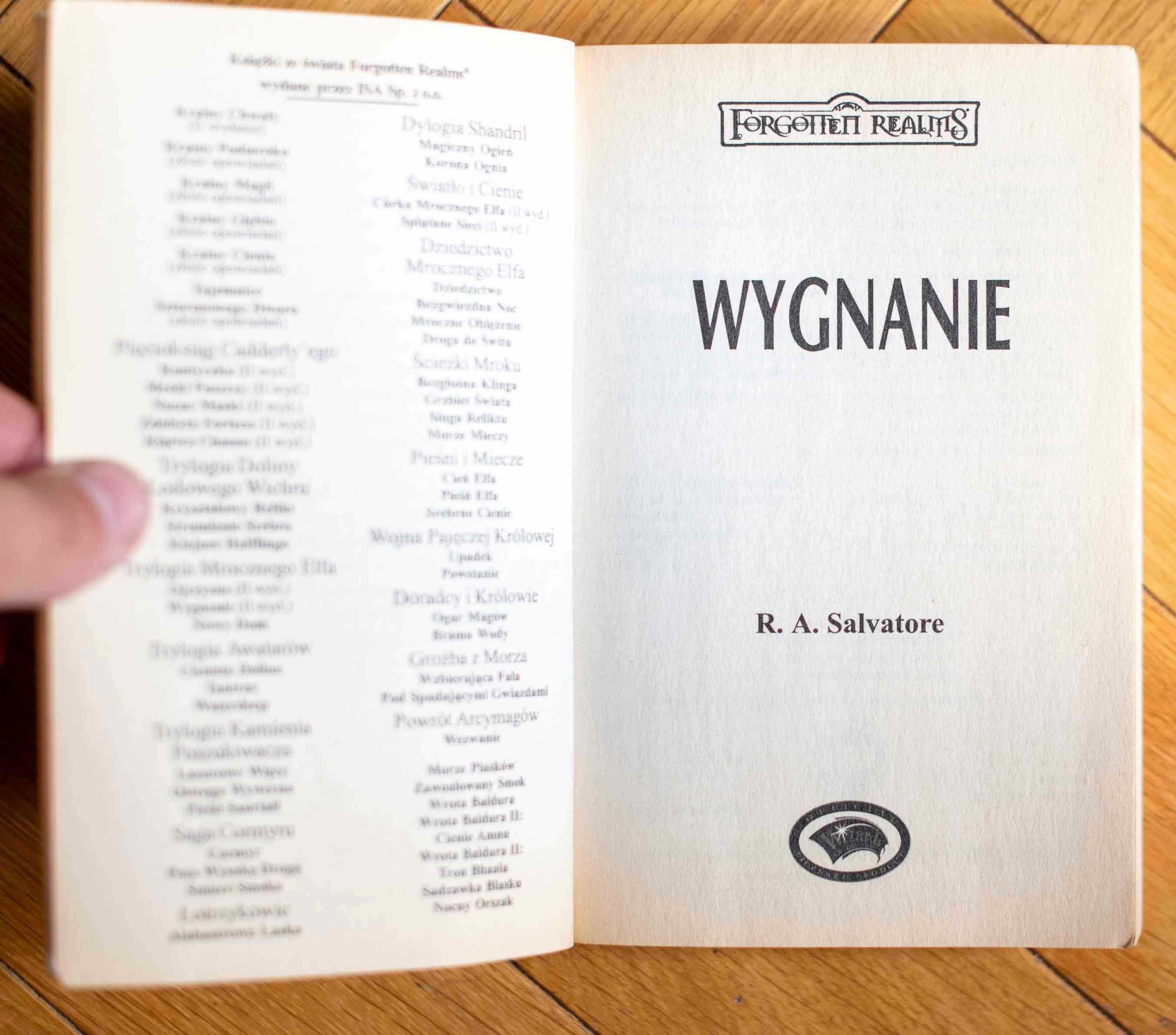 Legendy Drizzta 2 Wygnanie Salvatore ISA Fantastyka Forgotten Realms