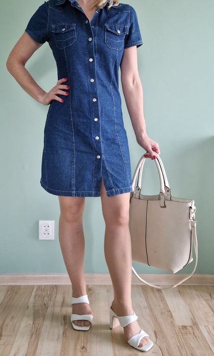 Sukienka jeansowa roz.36 Clockhouse