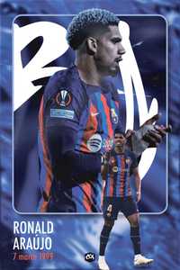 Plakat Ronald Araujo | FC Barcelona | Urugwaj