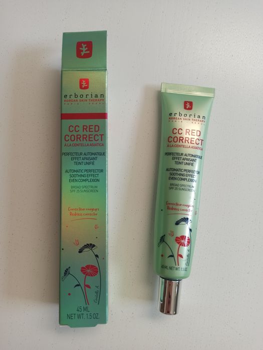 Erborian krem cc red correct zaczerwienienia wyrównanie kolorytu