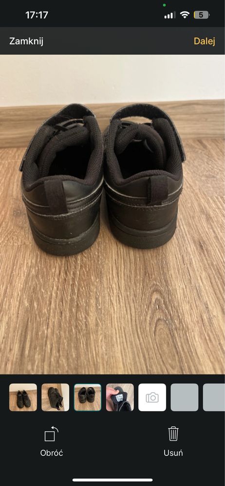 Buty nike czarne