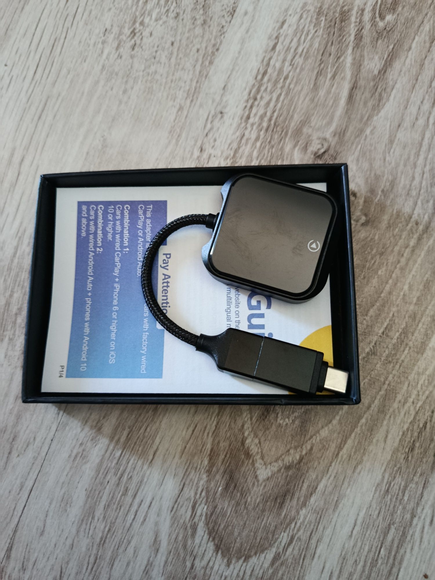 Bezprzewodowy adapter carplay i Android auto 2 w 1 ca9