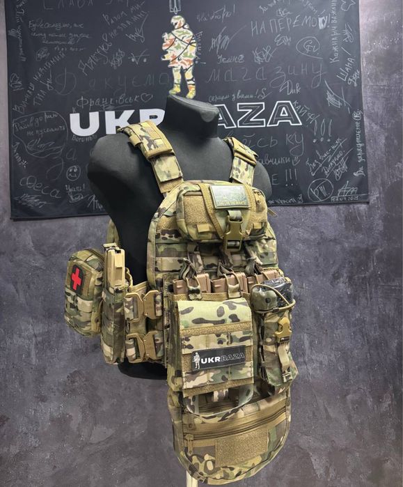 Оригінальна плитоноска Yakeda K7 мультикам, плитоноска, бронижелет