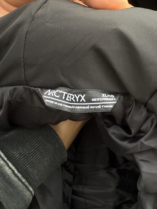 Зимовий чоловічий пуховик куртка Arcteryx Thorium SV Gore Tex