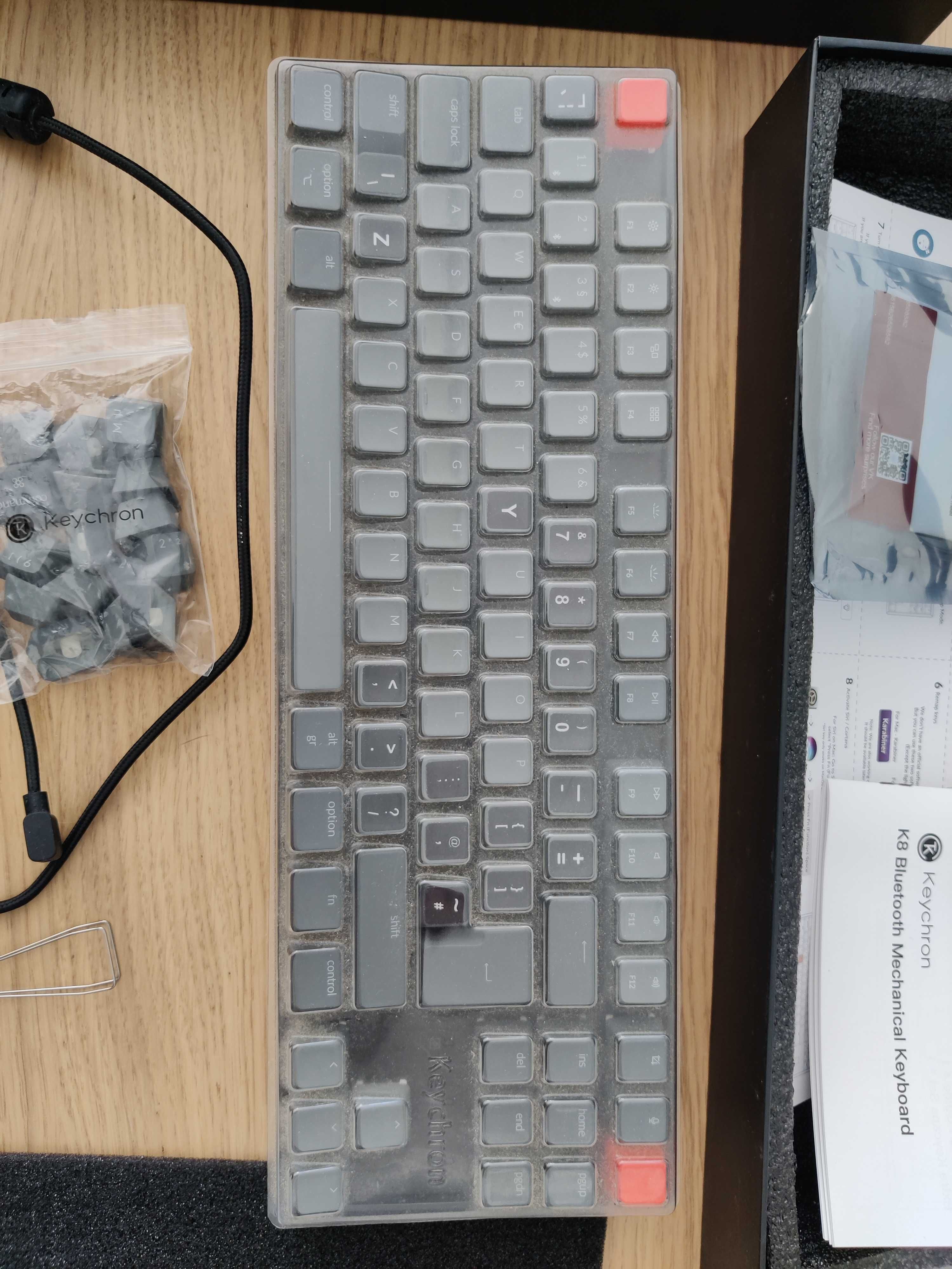 Keychron K8 Tenkeyless Wireless Mechanical Keyboard Teclado