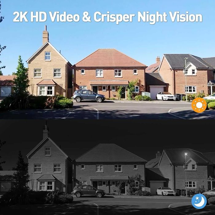 XTU Campainha Wi-Fi 2K HD com Câmara