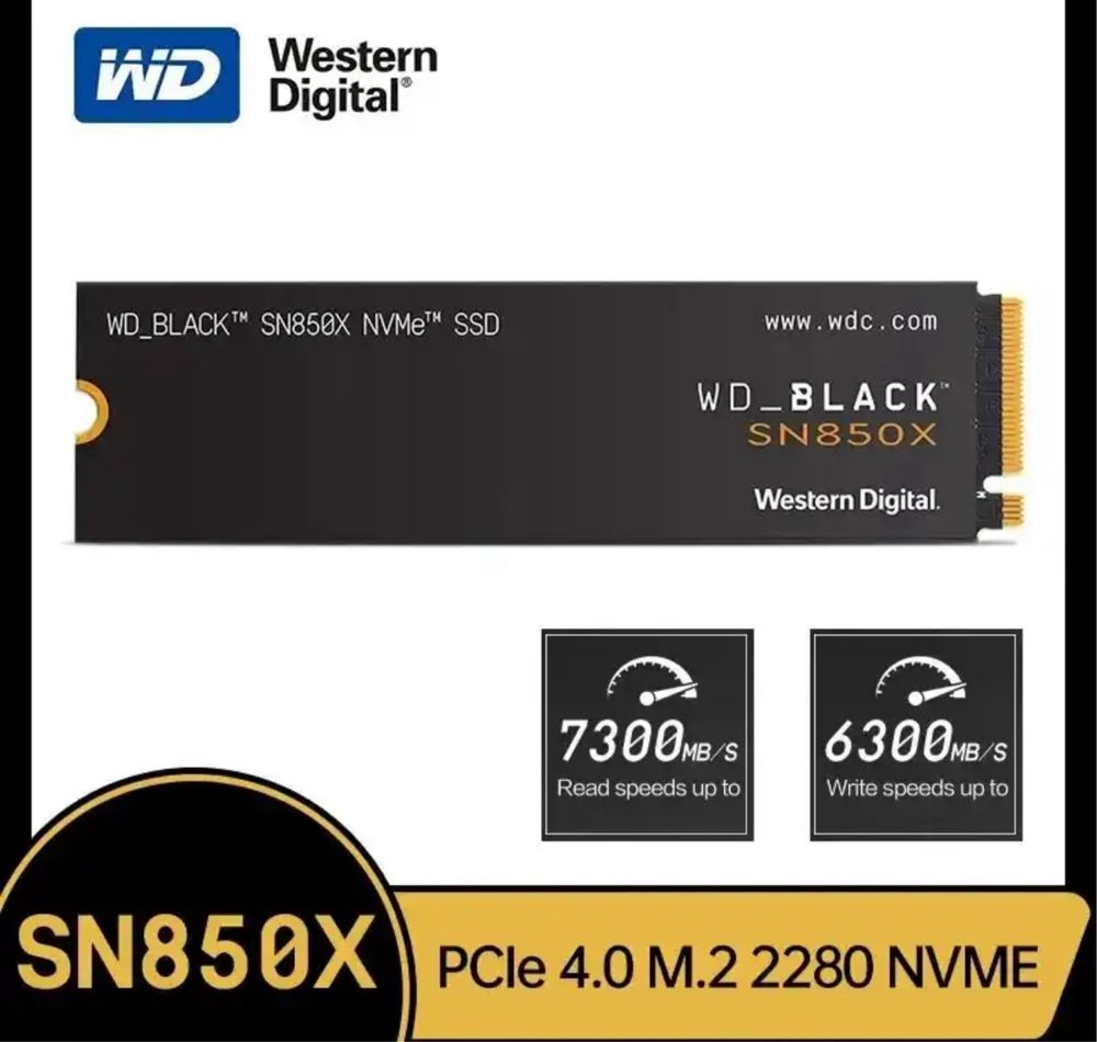 Ssd m2 Nvme 1tb Sn850x Western Digital