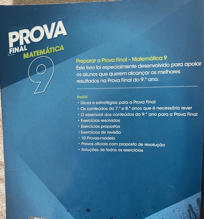Livro de exame de matemática 9°ano