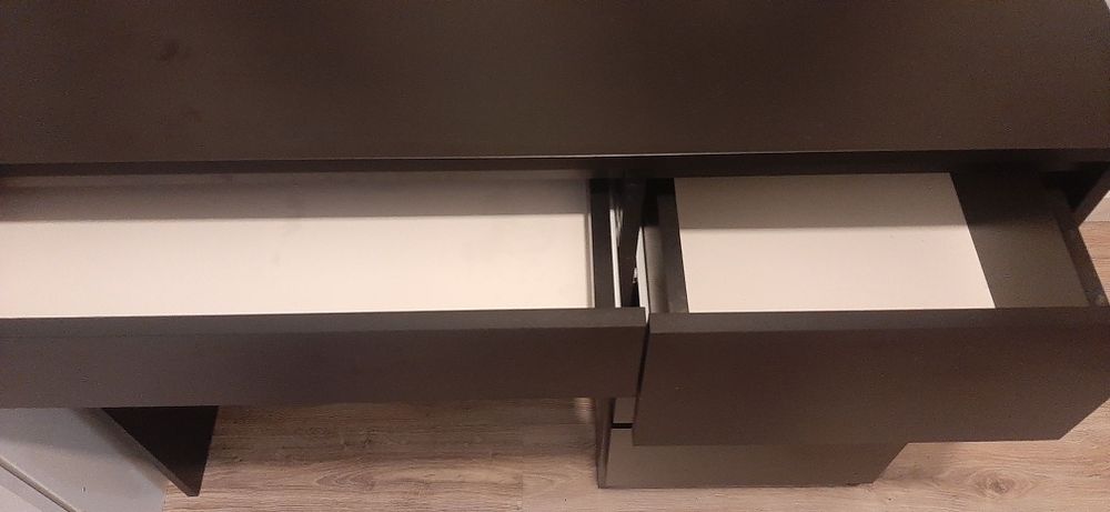 Biurko czarne 150x50x82