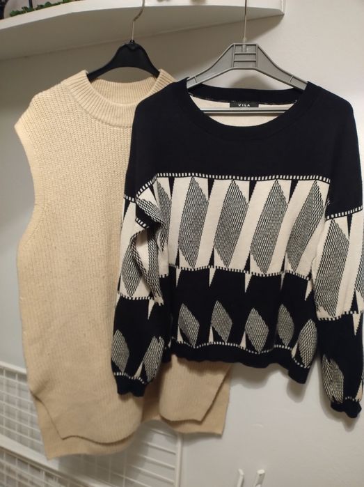 Sweter Vila + kamizelka H&M