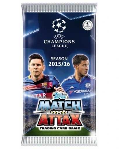 Topps Match Attack Liga mistrzów 2015/2016 Blister piłka nożna karty