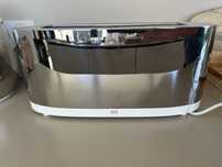Alessi toster SG68 biały chrom