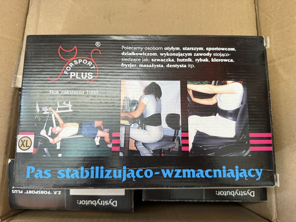 Pas stabilizujaco wzmacniający plecy i kręgosłup