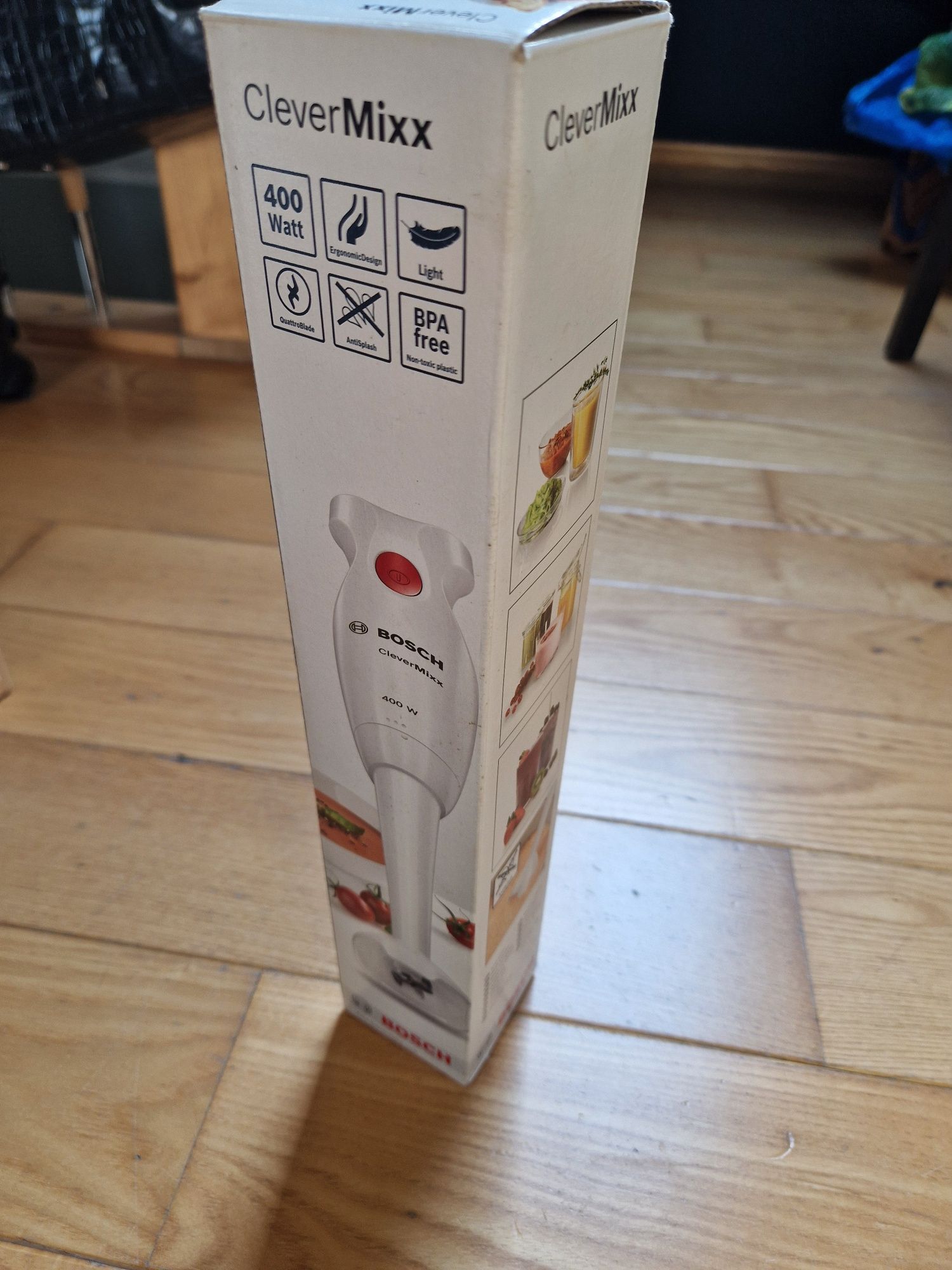 Blender nowy ręczny Bosch CleverMixx 400w