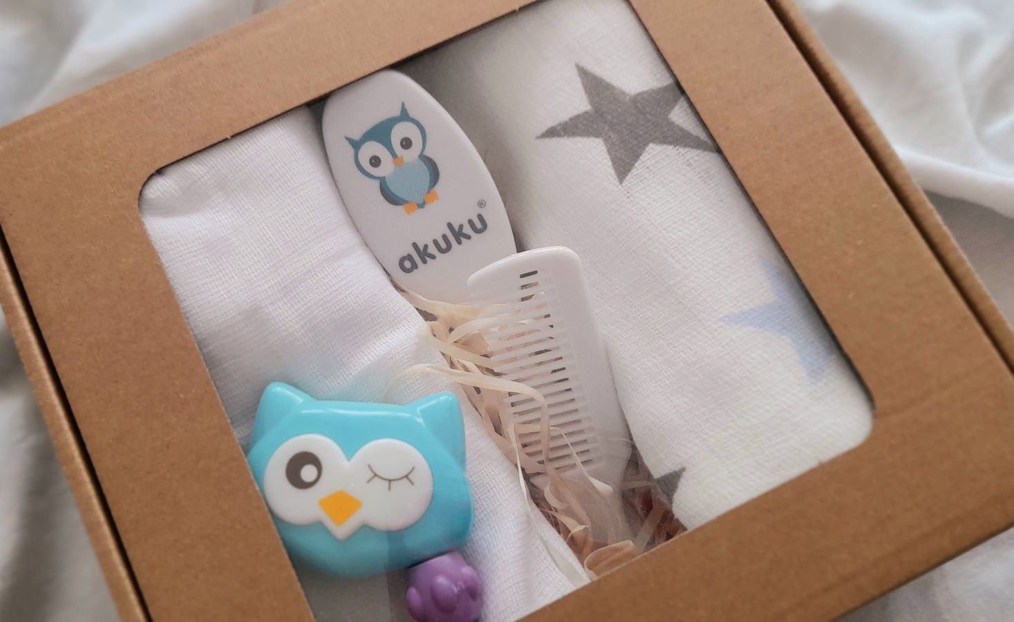 Prezent dla niemowlaka box dla noworodka babyshower bociankowe gifboxt