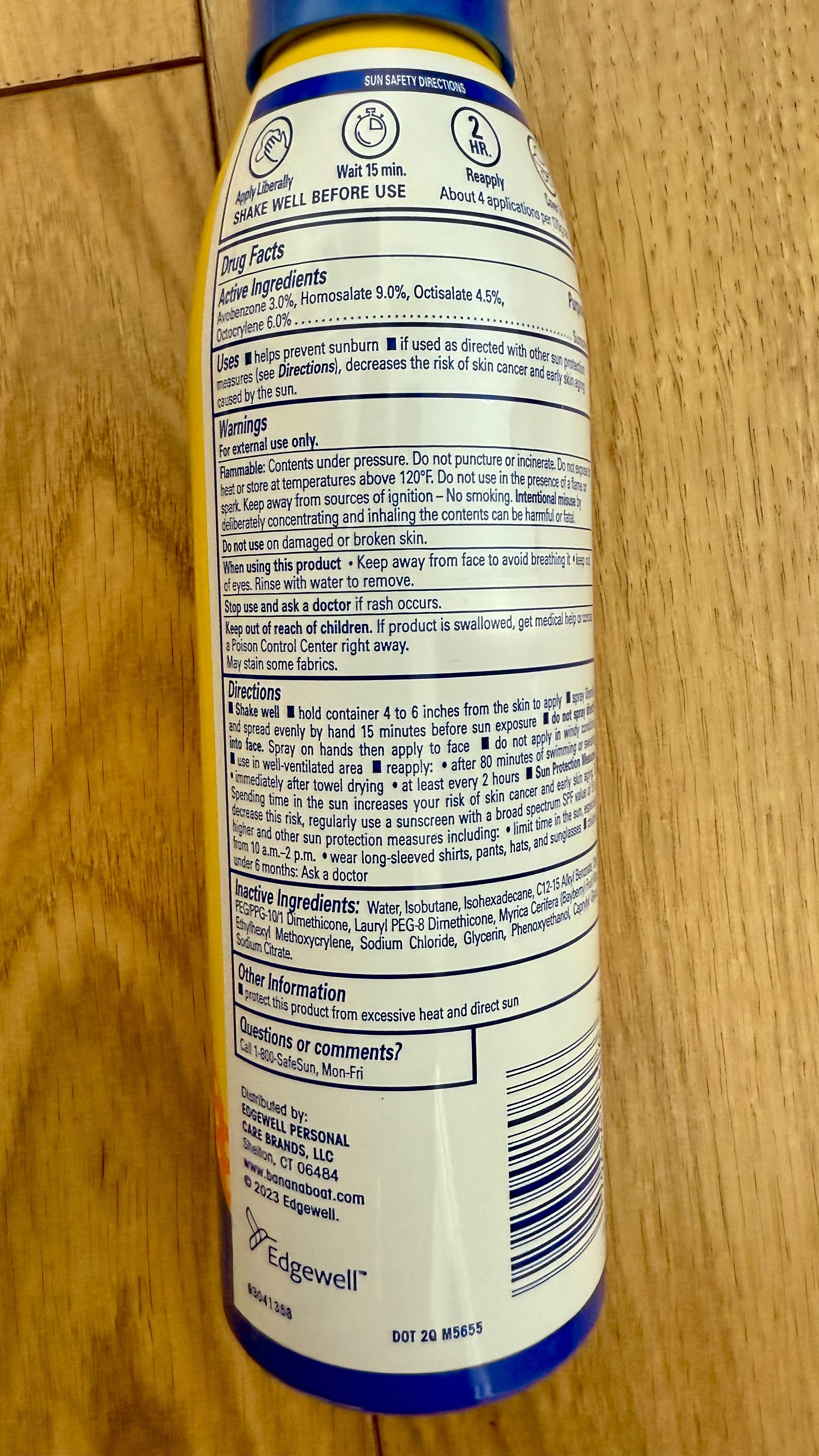 Olejek do opalania dla dzieci Banana Boat Spf 50 max ochrona z USA