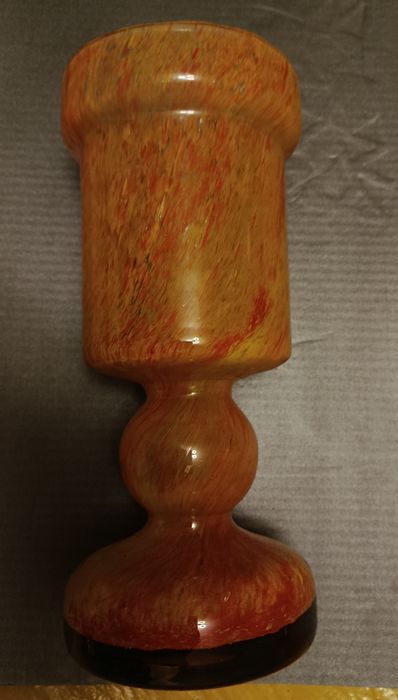 Wazon szklany- miodowy