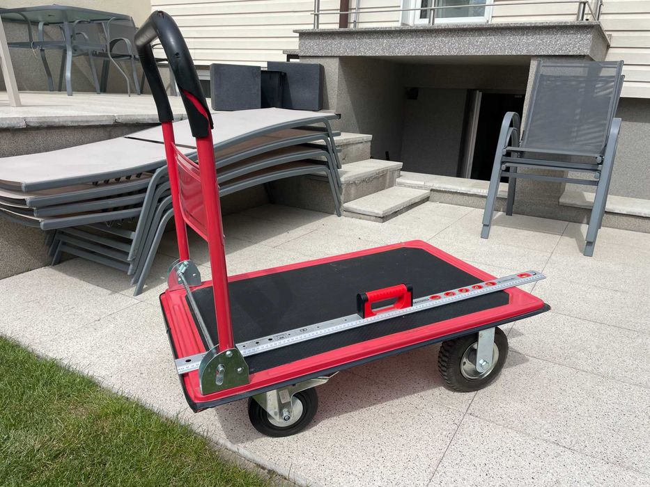 Wózek magazynowy do 300 kg 90x60cm made in Germany solidny mocne kółka