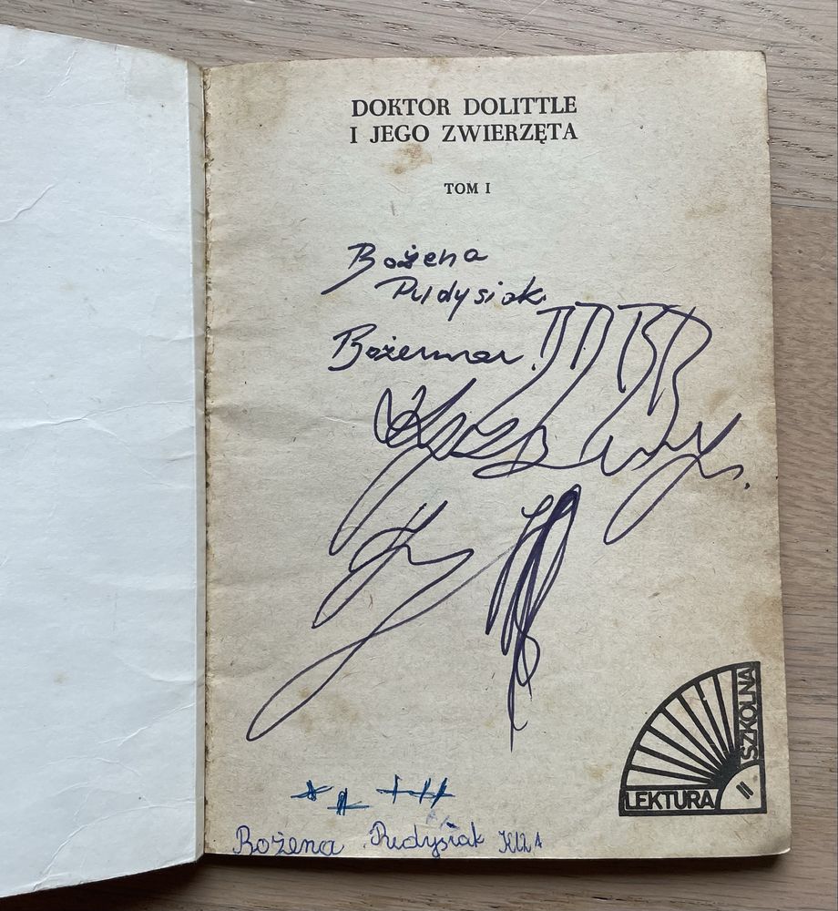 2 Książki Poczta Doktora Dolittle i  Doktor Dolittle i jego zwierzęta