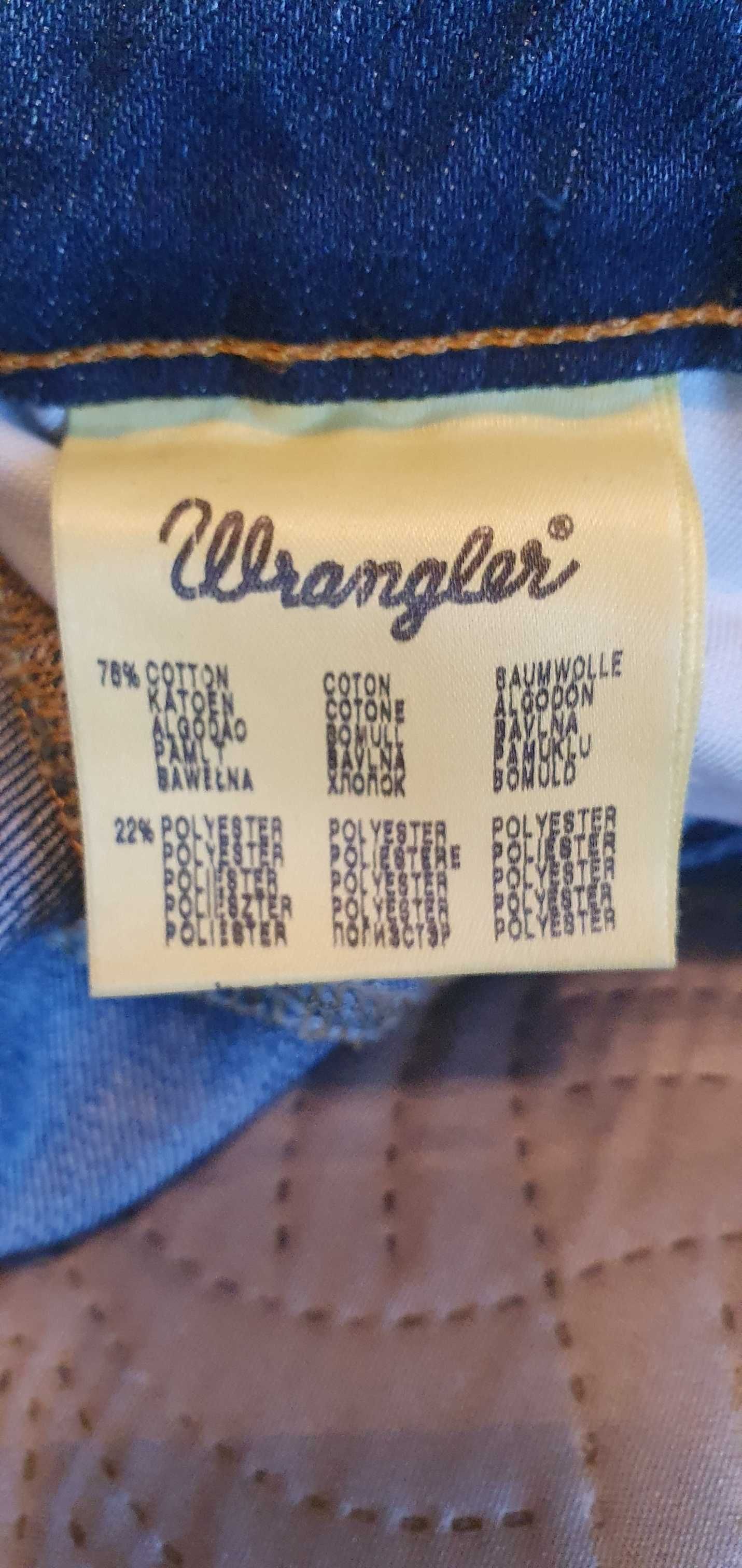Wrangler spodnie jeansowe damskie 30x34