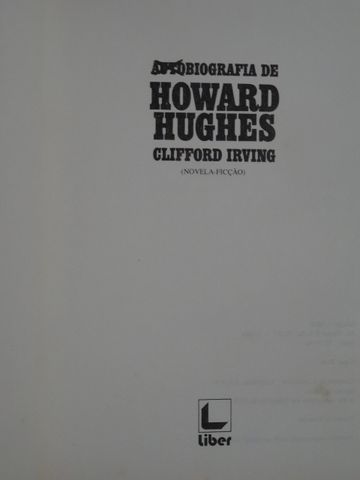 Autobiografia de Howard Hughes de Clifford Irving