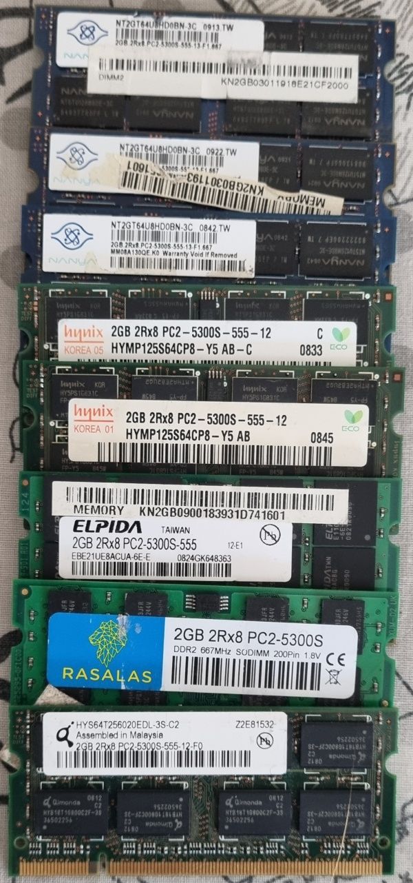 Оперативна пам'ять для ноутбука ddr2 2gb